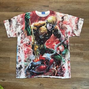 Y2K Aquaman Justice League AOP T‎ Shirt